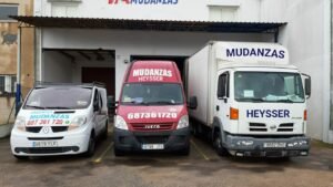 los camiones de la empresa